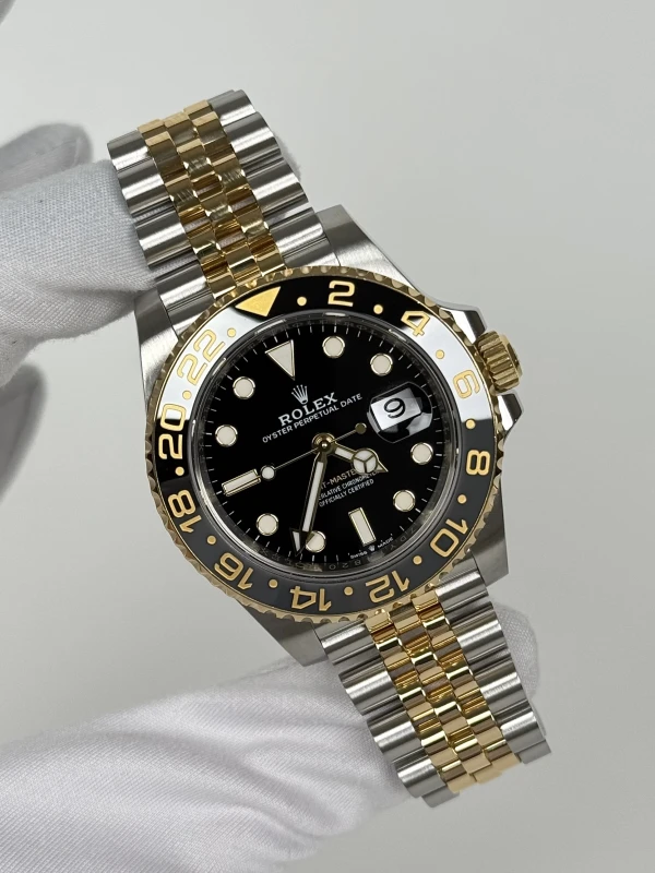 Rolex GMT Master II 40mm Steel and Yellow Gold 126713grnr-0001 2