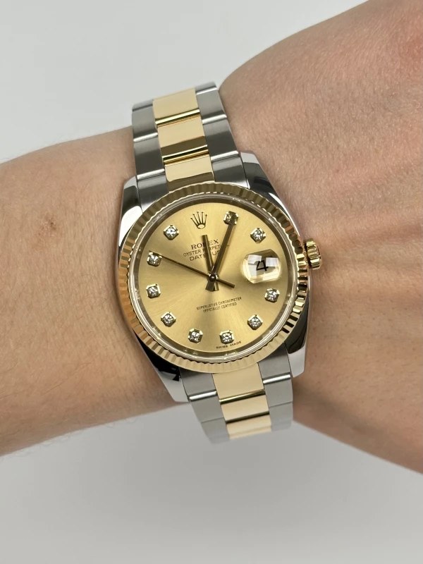 Rolex 36mm Steel and Yellow Gold 116233-0191 8