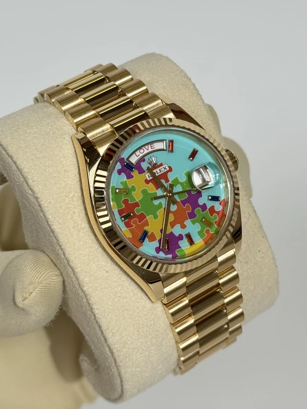 Rolex 36mm Yellow Gold 128238 puzzle 2