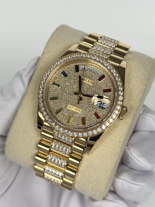 Rolex 36mm Yellow Gold 128348RBR 3