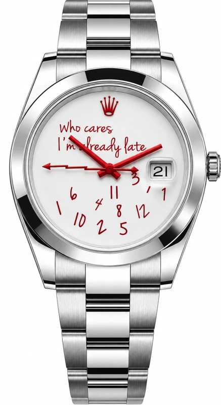 Perpetual 41 MM STEEL Who Cares 
