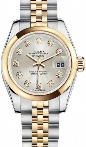 Rolex Lady-Datejust 26mm Steel and Yellow Gold 179163 sdj изображение - 1