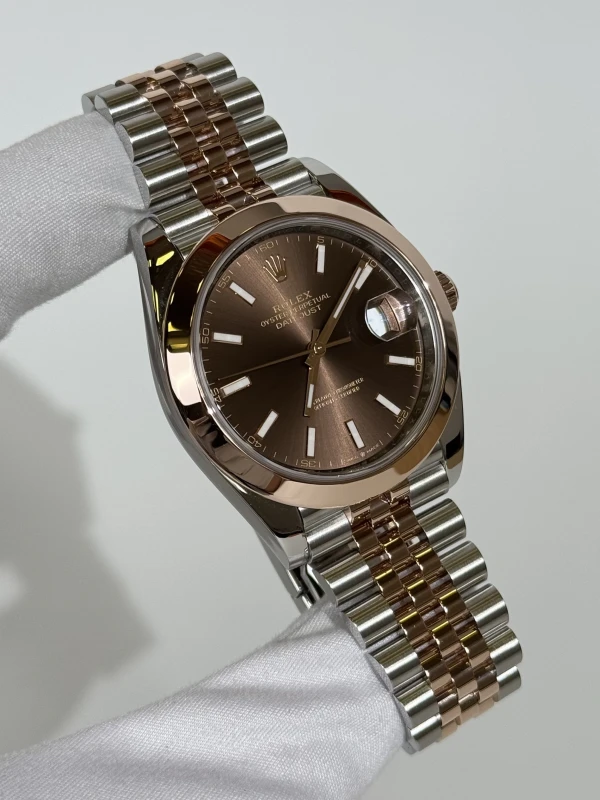 Rolex 41mm Steel and Everose Gold  126301-0002 2