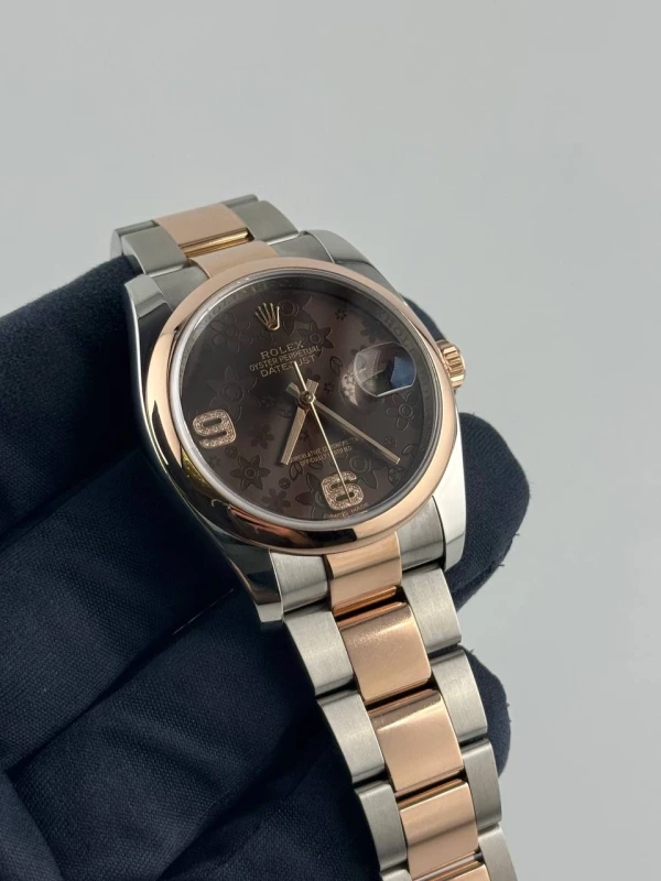 Rolex 36mm Steel and Everose Gold 116201-0105 5