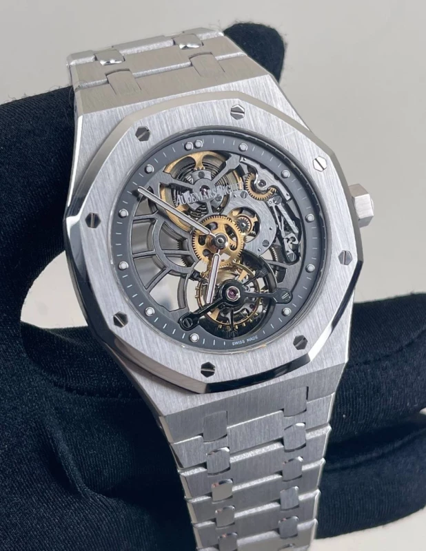 Audemars Piguet Openworked Extra-Thin Royal Oak Tourbillon  26511PT.OO.1220PT.01 9