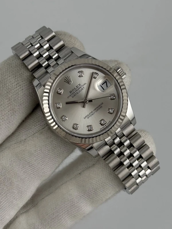 Rolex 31mm Steel and White Gold 278274-0030 5