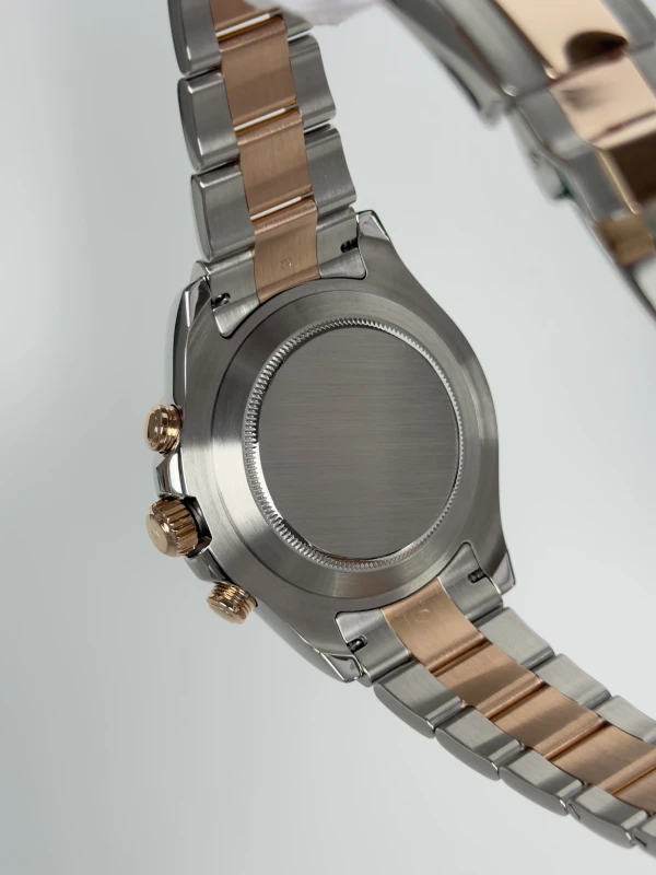 Rolex II 44mm Steel and Everose Gold 116681 White 4