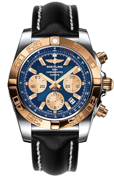 Breitling 44 Steel & gold - Metallica Blue CB0110121C1P1 изображение - 1