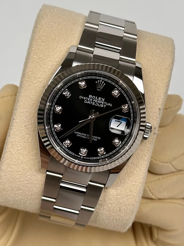 Rolex 36mm Steel and White Gold 126234-0028 4