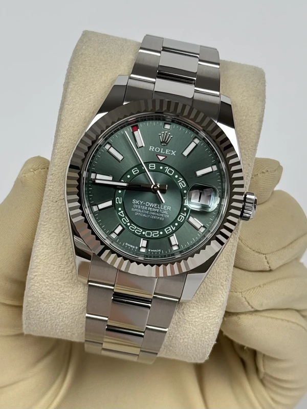Rolex 42mm Steel and White Gold 336934-0001 4