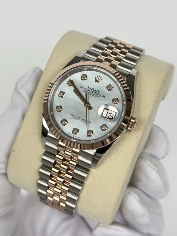 Rolex 36mm Steel and Everose Gold 126231-0021 3