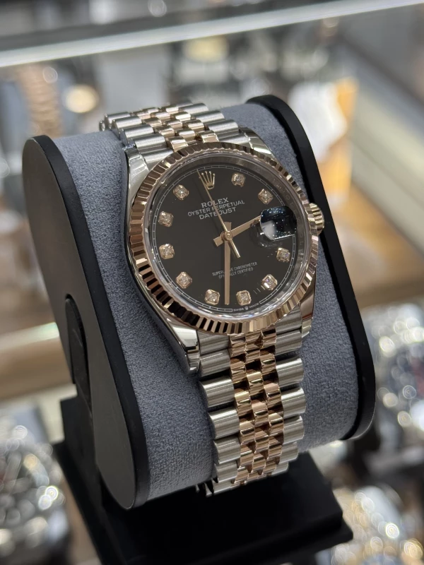 Rolex 36mm Steel and Everose Gold 126231-0019 7