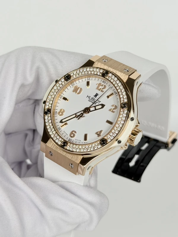 Hublot Gold White Diamonds 38 mm  361.PE.2010.RW.1104 3