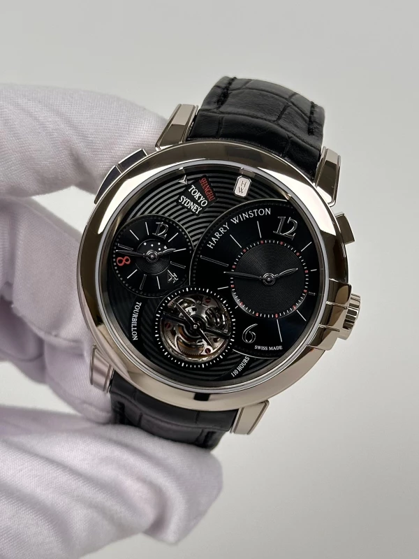 Harry Winston GMT Tourbillon MIDATG45WW001 Shanghai Limited Edition 3
