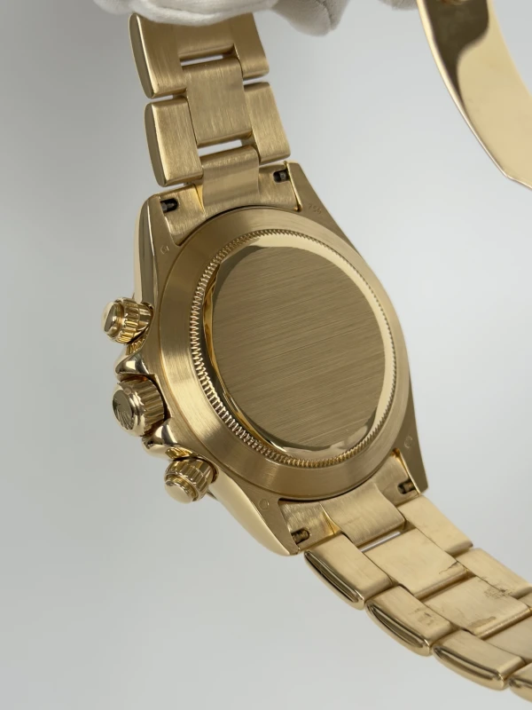 Rolex Cosmograph Daytona 40mm Yellow Gold 116528-Black 5