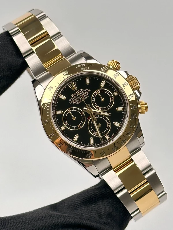 Rolex Cosmograph 40mm Steel and Yellow Gold 116523 Black изображение - 4