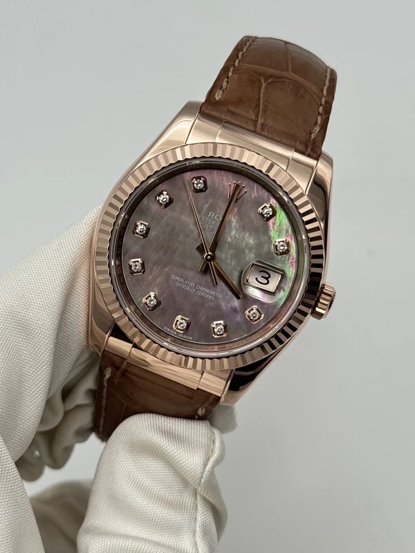Rolex 36 mm Everose Gold 116135 Jubilee 4
