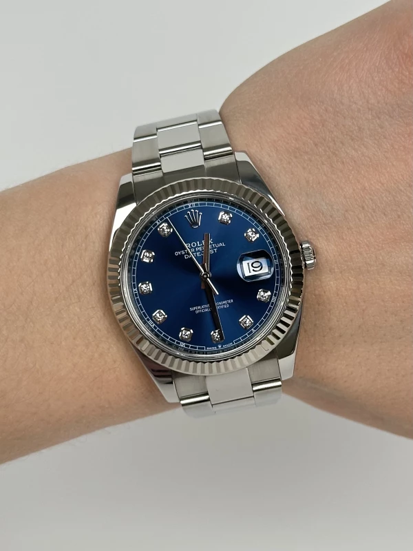 Rolex 41 mm, steel and white gold 126334-0015 7