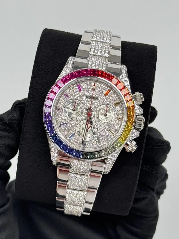 Rolex Cosmograph 40mm Everose Gold 'Rainbow' 126509 XLAB 4