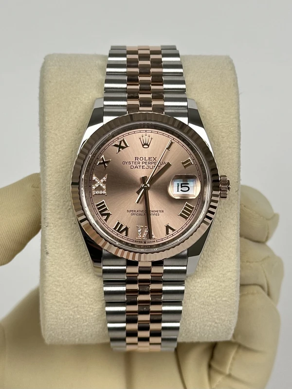 Rolex 36mm Steel and Everose Gold 126231-0027 2