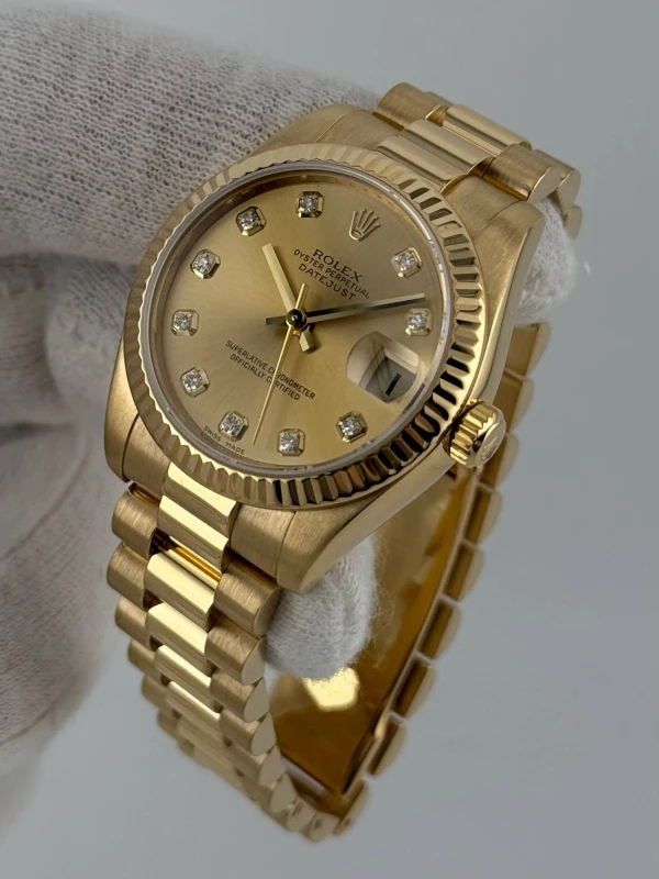 Rolex 31mm Yellow Gold 178278-0018 4