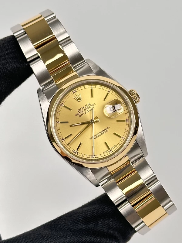 Rolex 36 mm, steel and yellow gold 16203-0128 2