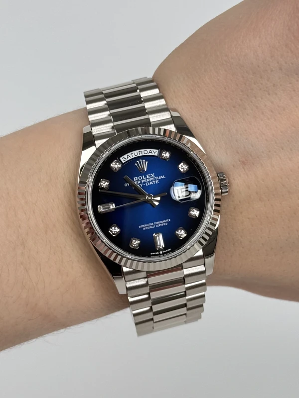 Rolex 36 mm, white gold 128239-0023 8