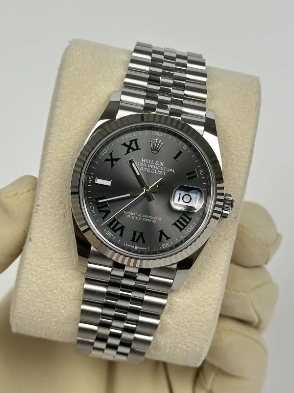 Rolex 36 mm, Oystersteel and white gold 126234-0045 4