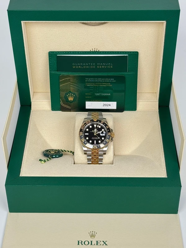 Rolex GMT Master II 40mm Steel and Yellow Gold 126713grnr-0001 5