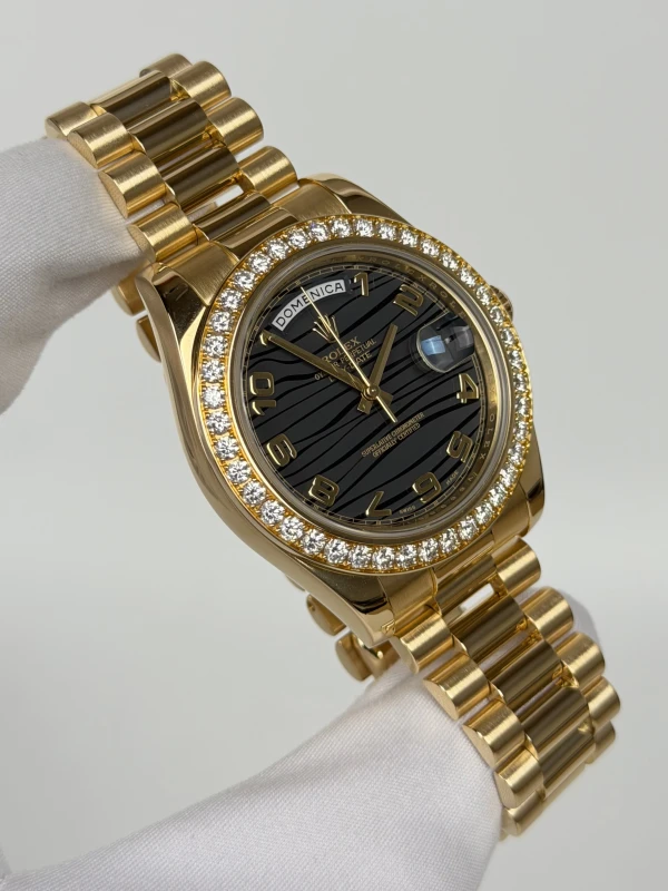 Rolex II 41mm Yellow Gold  218348 bkwap 2