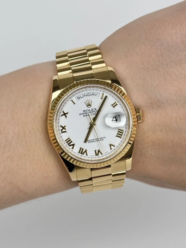 Rolex 36mm Yellow Gold 118238-83208 8