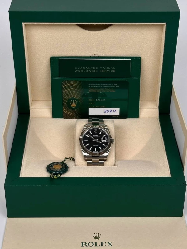 Rolex 41 mm, steel and white gold 126334-0017 5