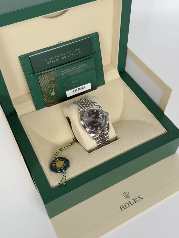 Rolex 41mm Steel and White Gold 126334-0006 5