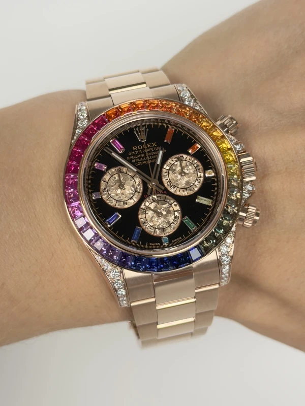 Rolex Cosmograph 40mm Everose Gold 'Rainbow' 126505XLAB 5