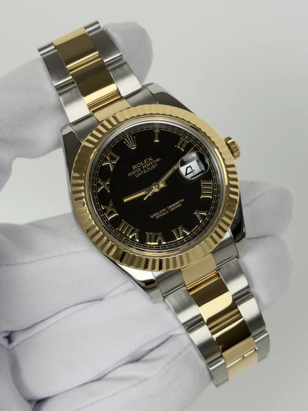 Rolex II 41mm Steel and Yellow Gold  116333 bkro 2