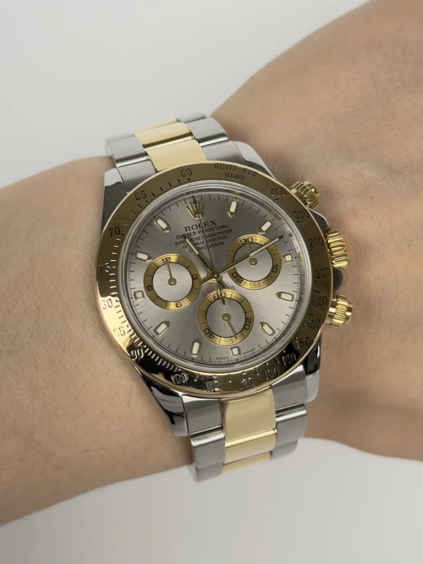 Rolex Cosmograph 40mm Steel and Yellow Gold 116523-0041 4