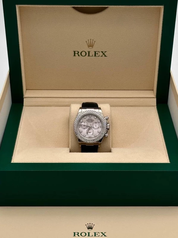 Rolex Cosmograph 40mm White Gold 116519 mopdiaw 7
