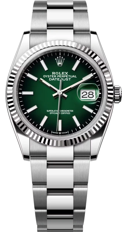 Datejust 36mm Steel and White Gold