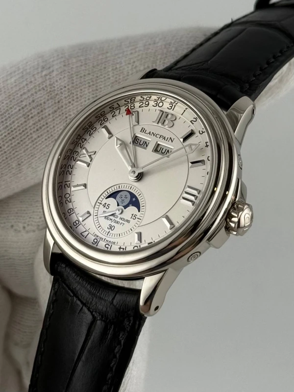 Blancpain Moon Phase Complete Calendar 38mm 2763-1542A-53 5