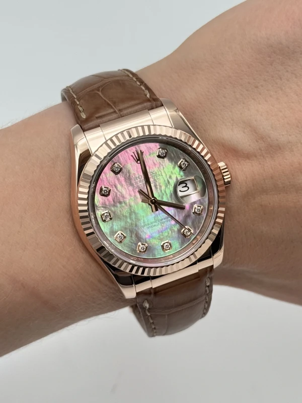 Rolex 36 mm Everose Gold 116135 Jubilee 9