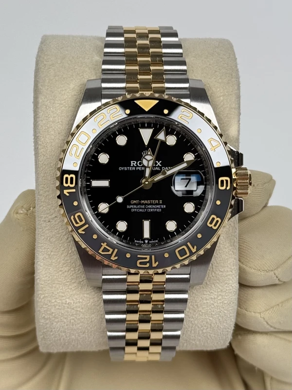 Rolex GMT Master II 40mm Steel and Yellow Gold 126713grnr-0001 2