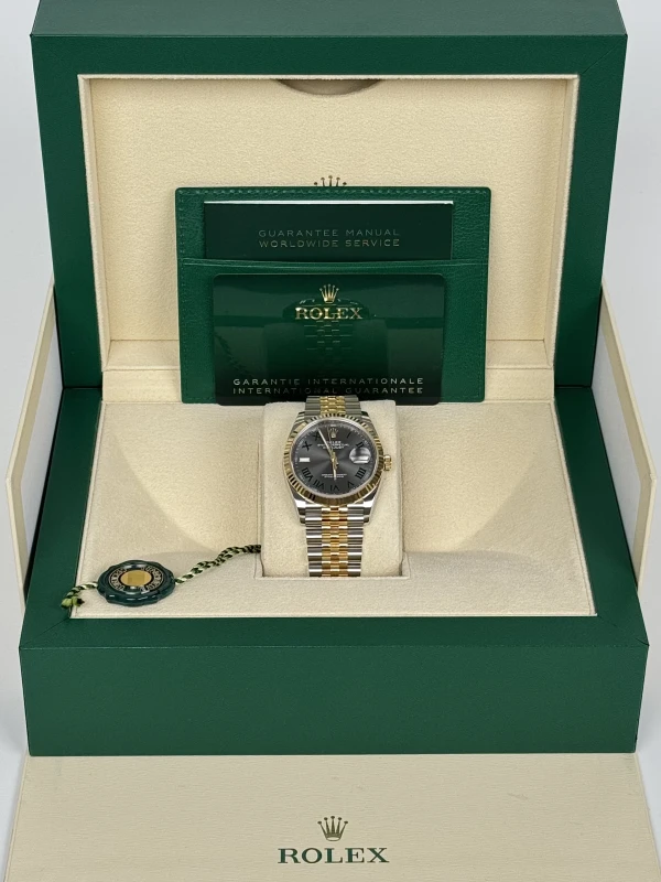 Rolex Datejust 36mm Steel and Yellow Gold 126233-0035 7