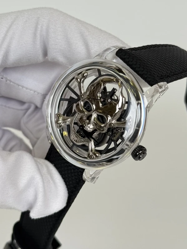 Jaquet Droz Tourbillon Skeleton Sapphire Skull J0135270181 4