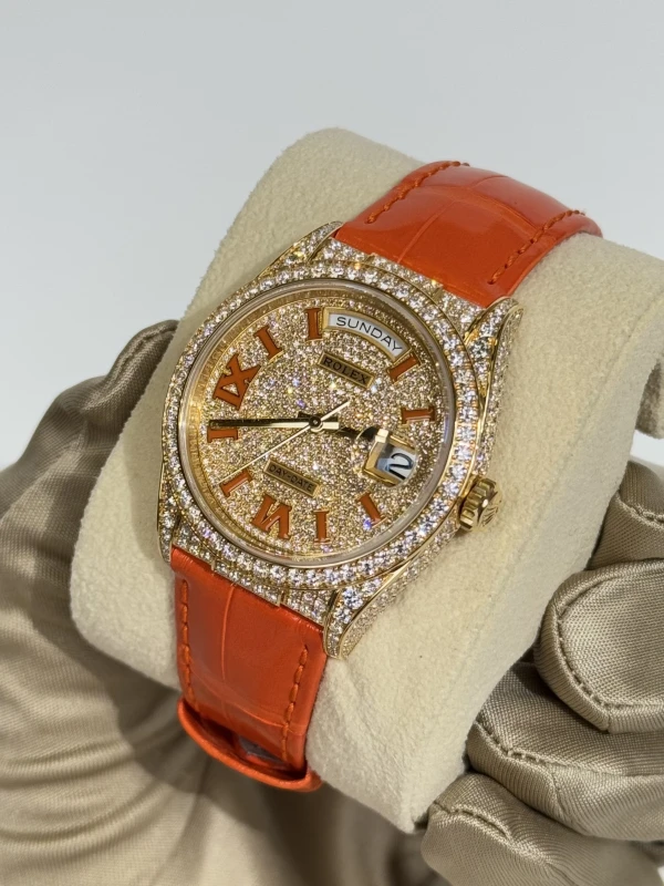 Rolex 36mm White Gold 128158RBR-0002 4