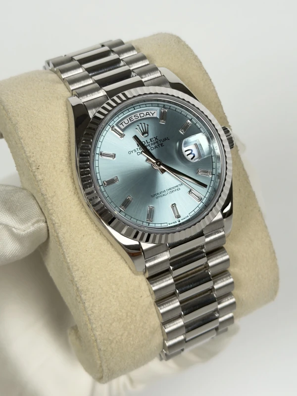 Rolex 36mm Platinum 128236-0009 2