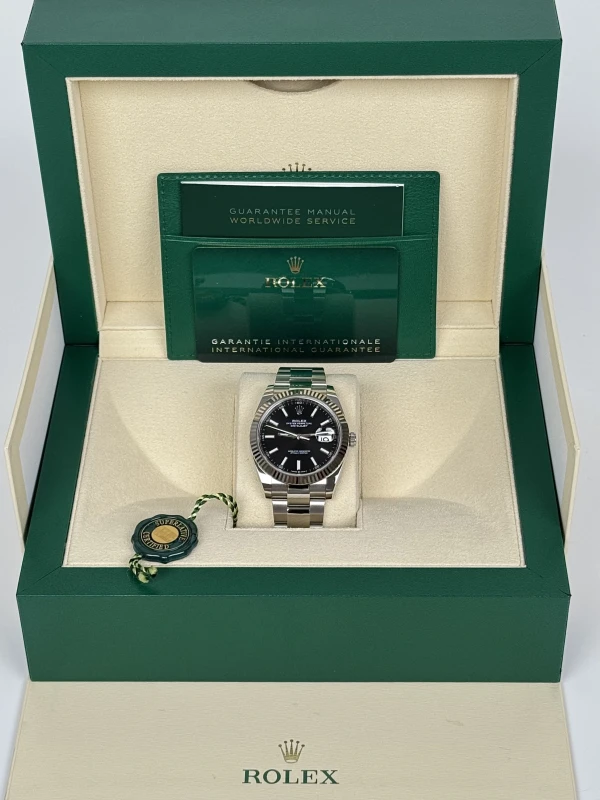 Rolex 41 mm, steel and white gold 126334-0017 5