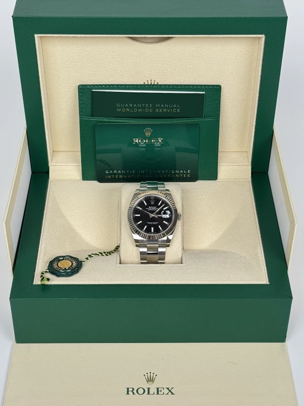 Rolex 41 mm, steel and white gold 126334-0017 5