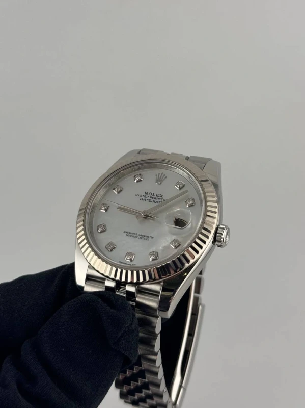Rolex 41mm Steel and White Gold 126334-0020 7