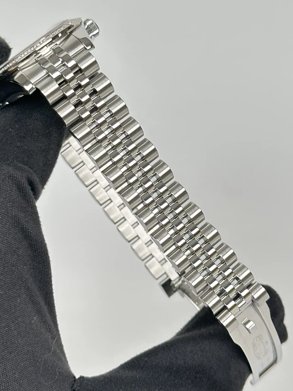 Rolex 31mm, Oystersteel, white gold and diamonds 178384-0012 6