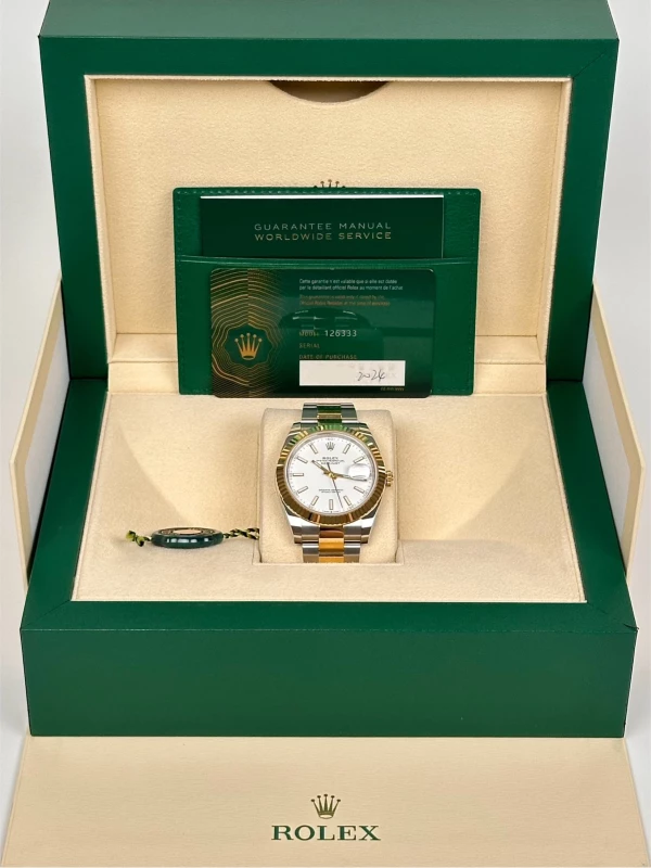Rolex 41mm Steel and Yellow Gold 126333-0015 5